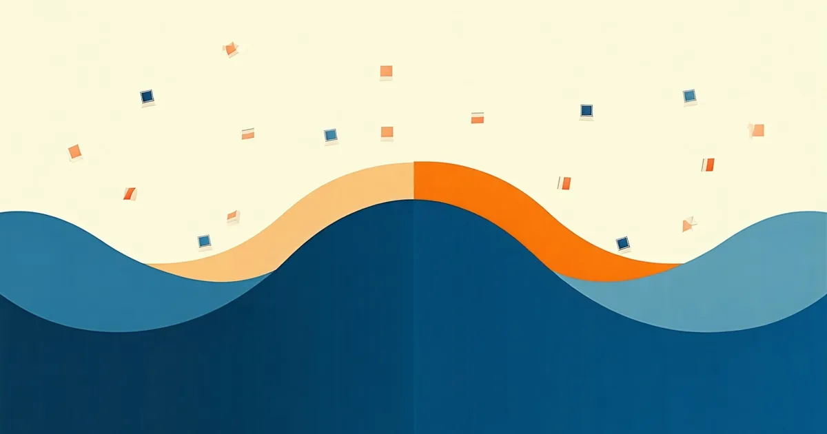 Seasonal sales wave pattern overlaid on DTC product page strategy diagram