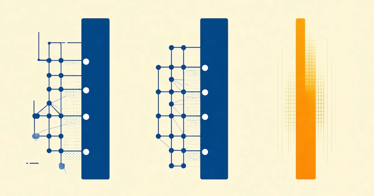 Three ranking algorithm approaches shown as visual decision trees